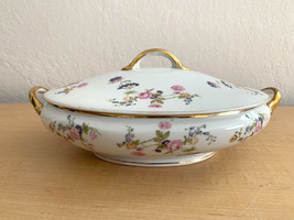 Antique Noritake Nippon 1891-1921 Oval Serving Bowls w/Lid Trimmed in Gold - £34.53 GBP