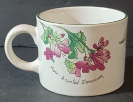 Geranium Sue Zipkin Coffee Tea Mug Cup Collectible Sakura Majesticware 1997 8 Oz - £8.69 GBP