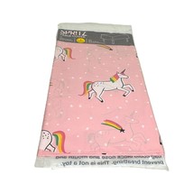 Spritz Pink Unicorn Table Cover Tablecloths Party 52&quot;x84&quot; Brand New - £6.19 GBP