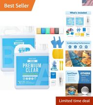 72oz Crystal Clear Epoxy Resin Kit Casting and Coating for River Table T... - $65.32