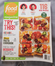 Food Network Magazine Sept 2014 Kebabs Bonus Pasta Cookbook  Fruit Desserts - £5.14 GBP