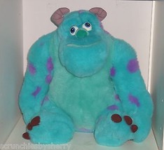 Disney Store Sulley Monster Plush Toy Stuffed Animal Blue 16&quot; Pixar - $49.95