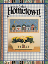 NO-SEW Applique 'Hometown' Aimish House Cabin Pictures Cottage Album J EAN Wells - $6.98