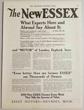 1924 Print Ad New Essex Motor Cars Made in Detroit,MI - $14.68