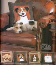 3-D DOG PILLOWS! LAB, SPANIEL, JACK RUSSELL +  VOGUE 7441 PATTERN MINT OOP  - $12.98