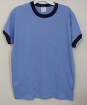Mens Gildan NWOT Blue Navy Blue Short Sleeve T Shirt Size Large - £5.54 GBP