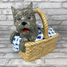 Enesco Wizard Of Oz Dorothy’s Dog Toto In Basket Cookie Jar W/Lid Large ... - £132.10 GBP