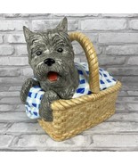 Enesco Wizard Of Oz Dorothy’s Dog Toto In Basket Cookie Jar W/Lid Large ... - £133.02 GBP