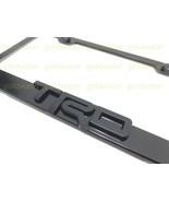 3D (Black) TRD Emblem Badge Black Powder Coated Metal Steel License Plat... - $23.92