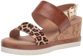 Crevo Women&#39;s Wedge Sandal, Cheetah, 7 - $29.65