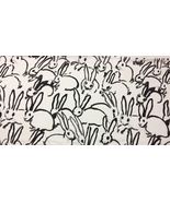 LEE JOFA HUTCH PRINT BLACK RABBIT 100% LINEN DESIGNER FABRIC 5 YARDS 54"W - $446.48