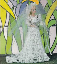 Doll Clothes Coats &amp; Clark Baby Dolls Costume &amp; Fashion Dolls 1983 Knit Crochet - £7.20 GBP
