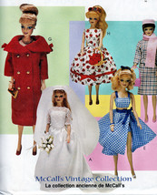 Barbie Doll Vintage Collection Coat Suit Wedding + Pattern Mc Call 9664 Uncut Oop - £13.61 GBP
