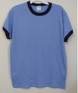 Mens Gildan NWOT Blue and Navy Blue Short Sleeve T Shirt Size Large - £6.31 GBP