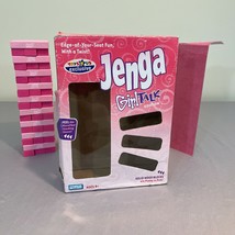 Jenga Girl Talk Edition Exclusive Toys r Us Pink 2007 Parker Bros. Block... - £14.91 GBP