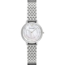 Emporio Armani Ladies Dress Silver Steel Bracelet Watch AR2511 - $143.99