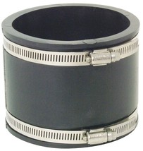 New 4&quot; Pvc Rubber Black Flexible Pipe Coupling - $30.99