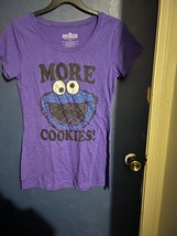 Cookie Monster more cookies Juniors tee size 2XL - £9.92 GBP