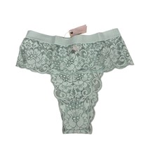 We Are HAH Womens Size M Lace Thong Panties Something Blue - $18.50