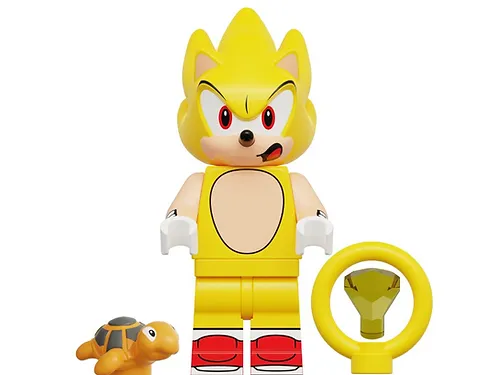 Super Sonic the Hedgehog 3 Movie Minifigure - $6.25