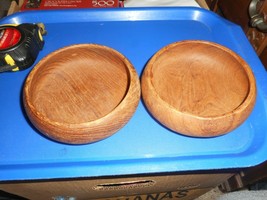 Vintage Gailstyn-Sutton Genuine Teak Wood Salad Serving Multipurpose Bowls - £11.15 GBP