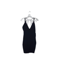 Express V-Neck Spaghetti Strap W/Strappy Back Bodycon Lined Mini Dress Women XS - £6.35 GBP