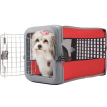Small Pop Crate Red - Dog House Dogs Cats Houses Kennel Crate Play Pen I... - £37.97 GBP