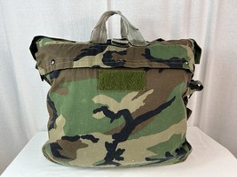 U.S. Military HGU-56/P Flyers Helmet Bag Woodland M81 BDU Camo Sack Army - $47.52 CAD