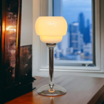 Art Deco Chromlampe Desk Lamp &quot; Indianapolis &quot; Unique Specimen Lamp - $7,557.58 MXN