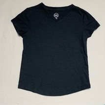 Classic Black Top Girl’s 6 Short Sleeve Tee Shirt T-Shirt Basic Classic ... - £3.16 GBP