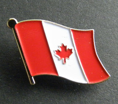 CANADA CANADIAN SINGLE FLAG LAPEL PIN BADGE 7/8 inch - £4.20 GBP