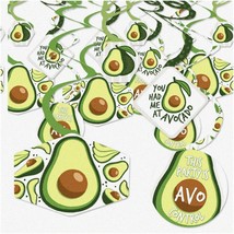 Avocado Fiesta Swirls - 40 Hanging Decorations for Your Party! - $43.55