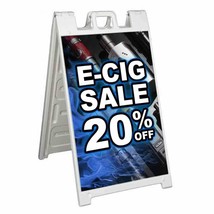 Vape Sale 20% Off Signicade 24x36 Aframe Sidewalk Sign Banner Decal Discount - £34.29 GBP+