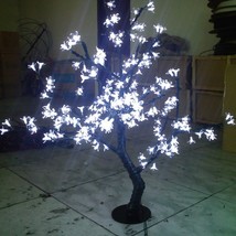 LED Artificial Cherry Blossom Tree Home Wedding Decor 200 LEDs 31.5&quot; /80... - £135.09 GBP