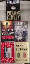 Scott Turow [Hardcover] Pleading Guilty Testimony Ordinary Heroes  Identical  X5 - £19.97 GBP