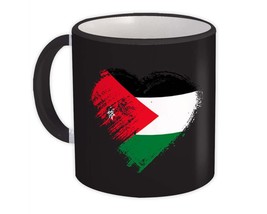 Jordanian Heart : Gift Mug Jordan Country Expat Flag Patriotic Flags National - $15.90