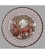 Royal Stafford Red Fox Trees Flowers Mountain 11&quot; Dinner Plate England NEW - $26.05 CAD