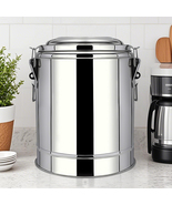 SOGA 12L Stainless Steel Insulated Stock Pot Dispenser Hot &amp; Cold Bevera... - $140.98 CAD