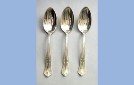 Lot Antique 3pc Walton &amp; Acklin Silver Serving Spoons Ornate 12 Oz.Hallmark - £27.65 GBP