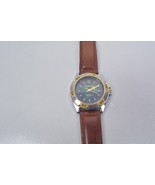 Volvic Sharp Mens Watch With Leather Wrist Band Please See Description - $400.53 MXN
