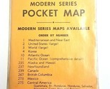 Vintage 1950s Cram&#39;s Modern Series Pocket Map Netherlands Belgium Luxemb... - $14.22