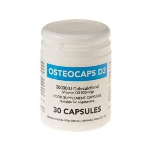 Osteocaps D3 20000IU Capsules x 30 - Suitable for vegetarians - $9.85