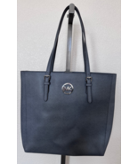 Michael Kors Jet Set North South Travel Tote Bag Gray Saffiano Leather P... - $111.13 CAD