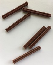 LEGO Technic Axle #5 w/Stop - PN 15462 - Reddish Brown - 6 Pcs - New - £3.89 GBP