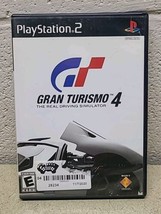 Gran Turismo 4 PS2 CIB Sony PlayStation 2 Black Label w/Manual Racing Video Game - £18.35 GBP