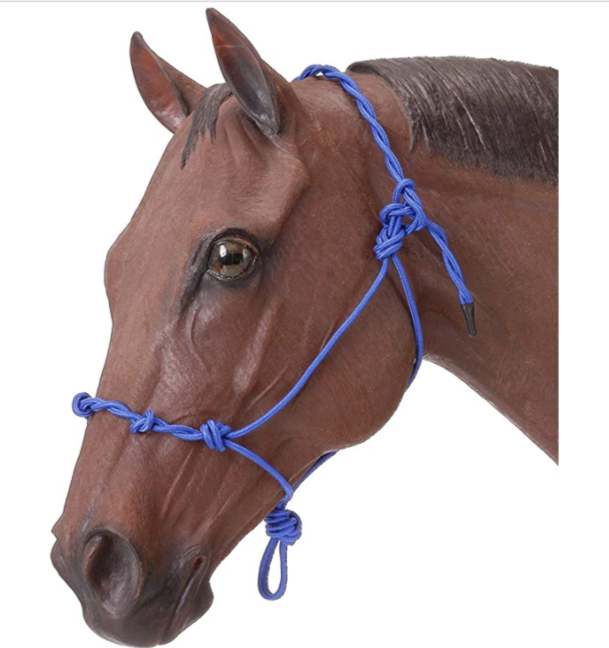 Tough 1 Knotted Rope &amp; Twisted Crown Horse Training Halter - $12.95