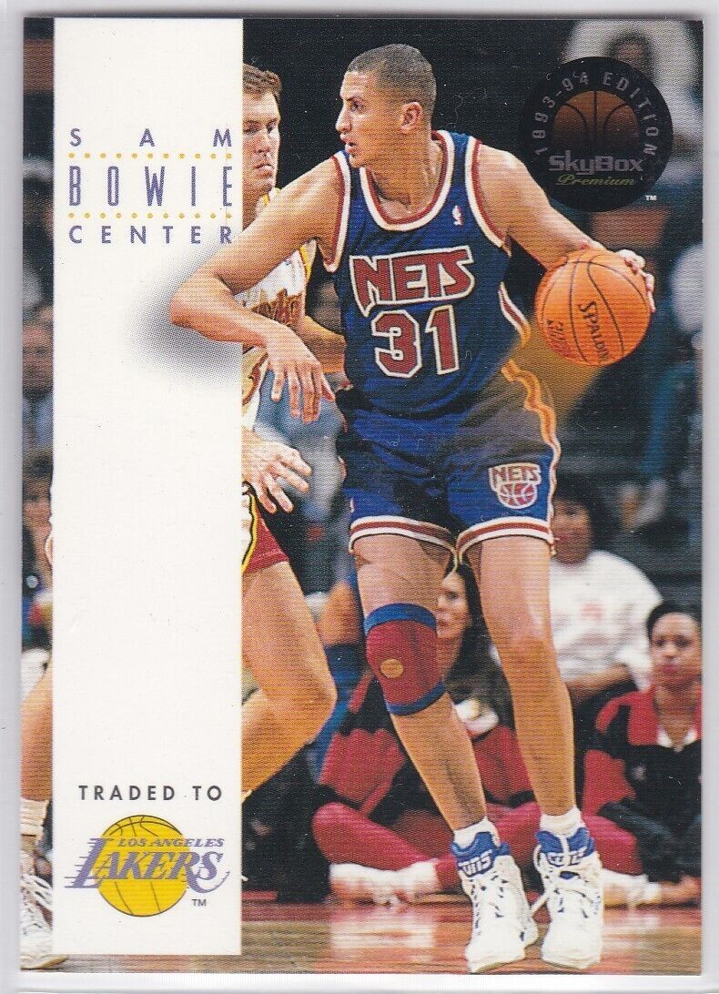 M) 1993-94 Skybox Basketball Trading Card - Sam Bowie #96 - $1.97