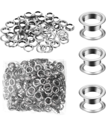 500 Pieces Grommet and 500 Pieces Washer Grommet Kit Finish Grommet Eyel... - $11.71