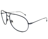 John Varvatos Brille Rahmen V761 Mitternachtsblau Matt Pilotenbrille 60-... - $46.25