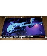 Fender Guitar Poster The Sounds That Create Legends Vintage 2013 Josh Gi... - $109.99